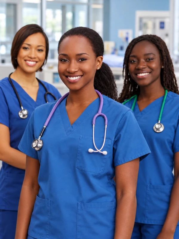 CNA student practicing patient care in Washington, DC