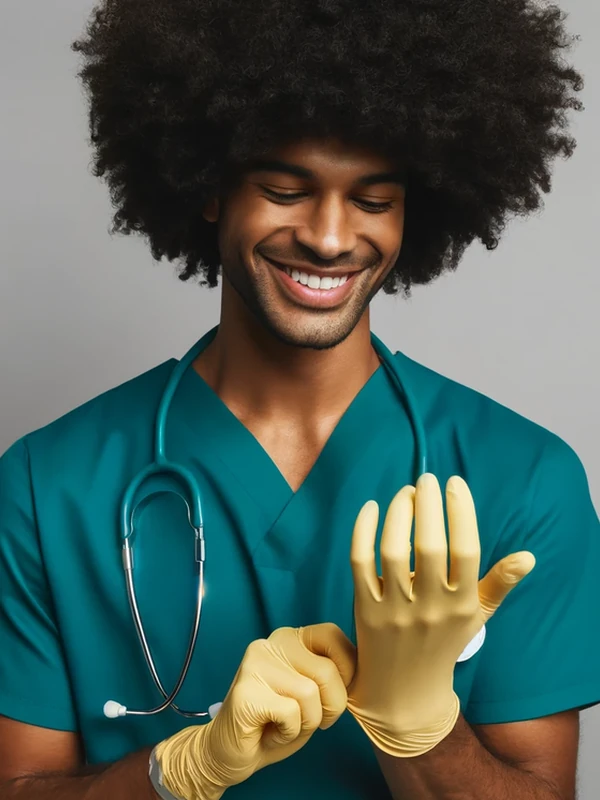 CNA student practicing patient care in Delaware