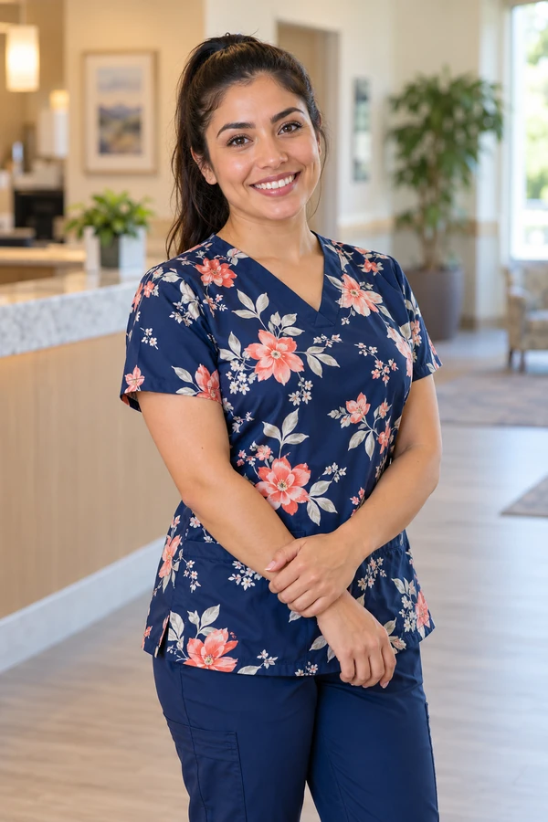 CNA student practicing patient care in Montana