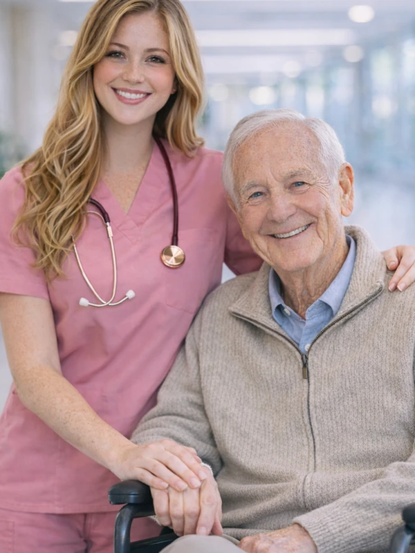 CNA student practicing patient care in North Carolina