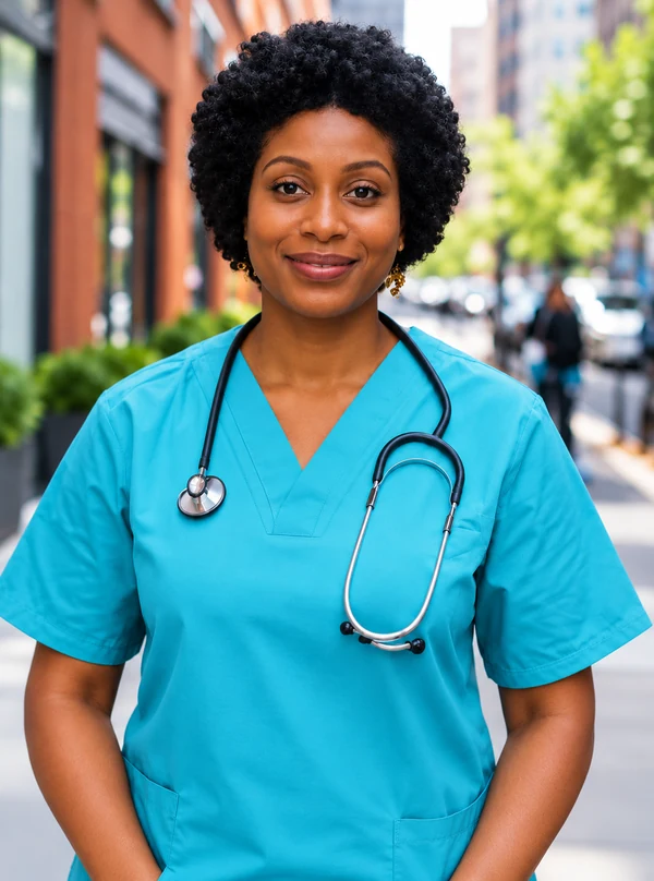 CNA student practicing patient care in New York